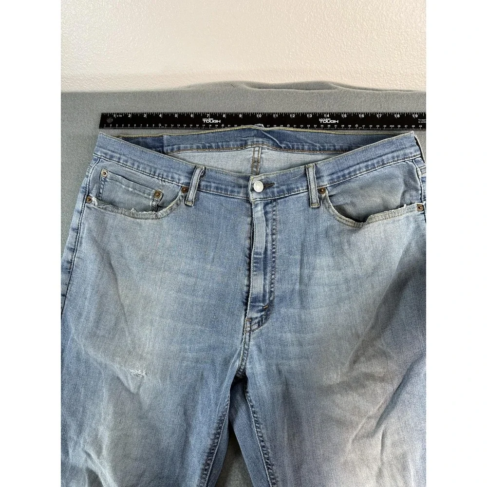 Levi's 541 Jeans Mens 38x30 Light Wash Blue Athletic Tapered Denim Casual